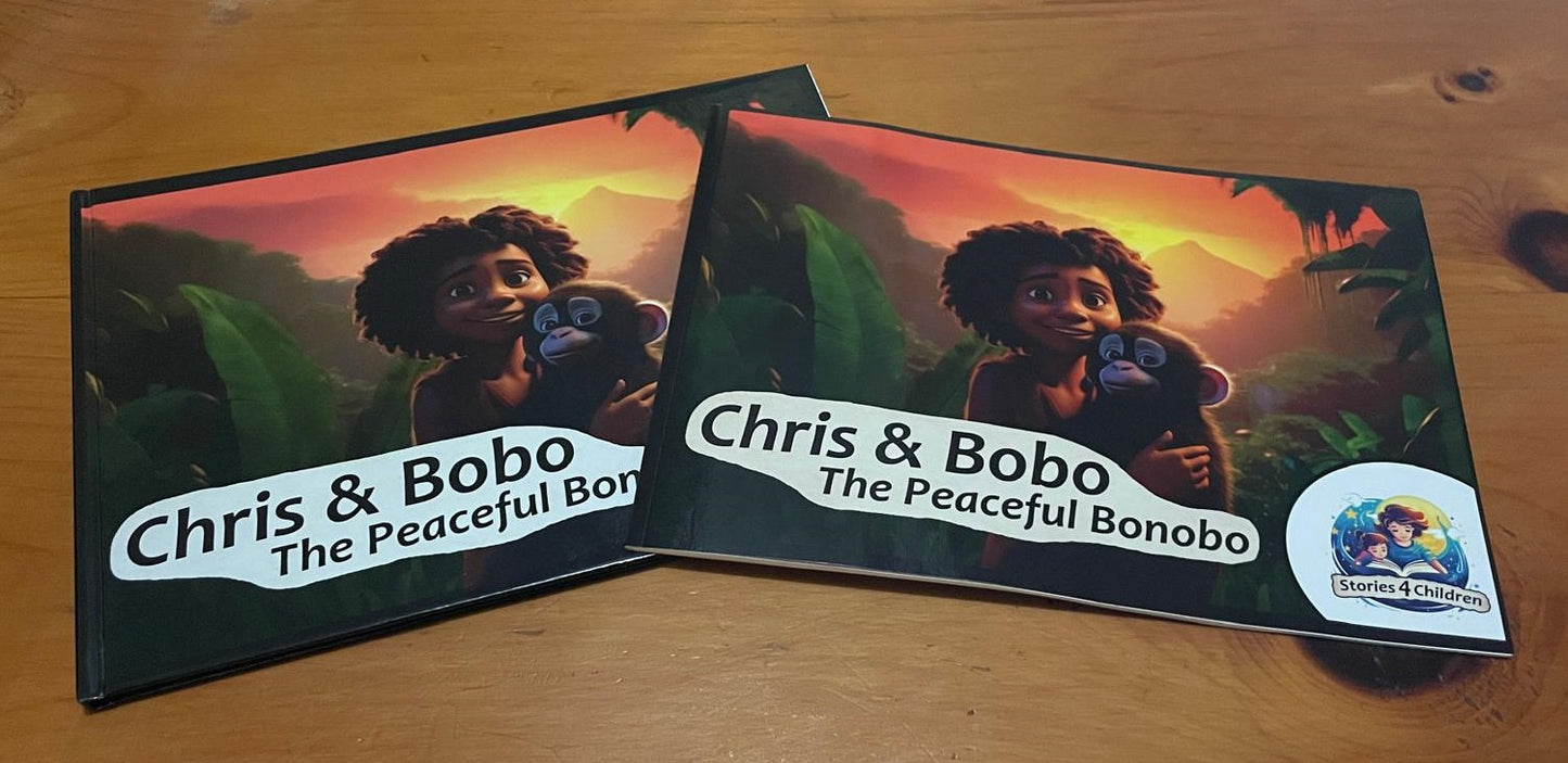 Chris & Bobo - The Peaceful Bonobo (Hardcover / Paperback)