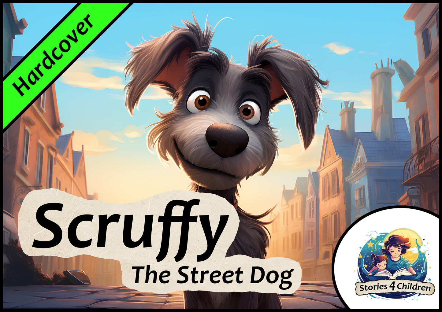 Children's books made with A.I. Bedtime Stories Kids Stories Stories4Children Scruffy - The Street Dog A Cute Dog Story Hardcover