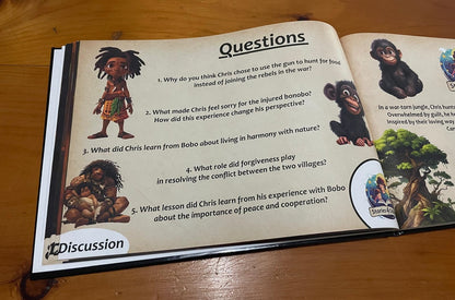 Chris & Bobo - The Peaceful Bonobo (Hardcover / Paperback)