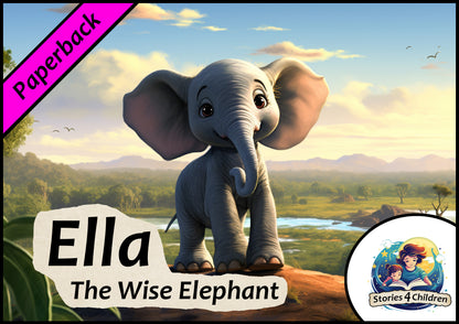 Children's books made with A.I. Bedtime Stories Kids Stories Stories4Children  Ella - The Wise Elephant A Cute Elephant Story Paperback