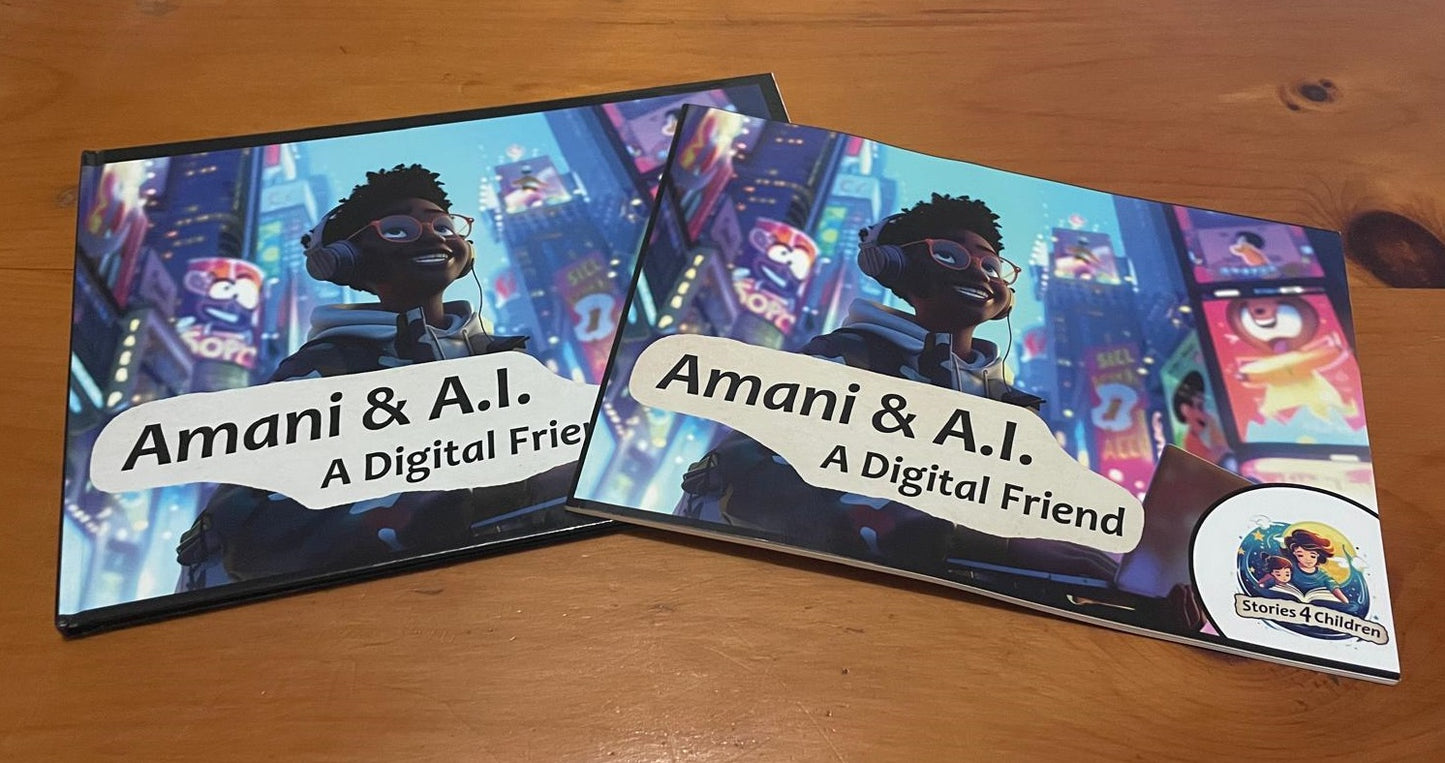 Amani & A.I. - A Digital Friend (Hardcover / Paperback)
