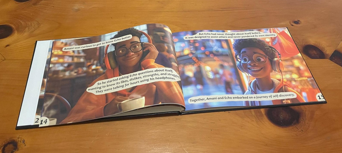 Amani & A.I. - A Digital Friend (Hardcover / Paperback)