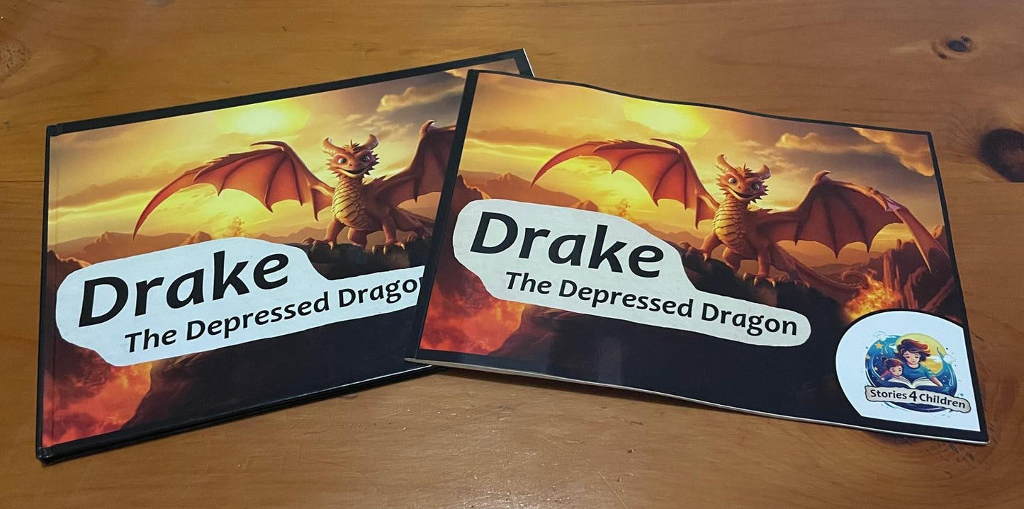Drake - The Depressed Dragon (Hardcover / Paperback)